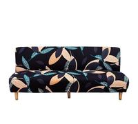 WWQQKJ Housse de canapé Convertible sans accoudoirs Housse de canapé Extensible 3 Places Clic-clac sans accoudoirs Housse de canapé Convertible Clic-clac imprimée(Monroe,155-185)