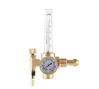WX - 191-03 G5/8-14 Réducteur de pression pour régulateur d’argon, régulateur débitmètre de gaz à double échelle pour argon et CO2, réglable, contrôle du débit de 0 à 25 L/min