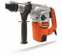 WORX Perforateur WX333 1250W - 5J, 32mm béton, mandrin 13mm, livré avec 2 burins et 3 forets SDS