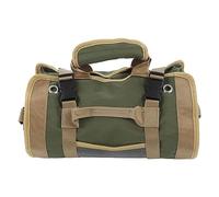 WXCHISU Sac à Outils en Tissu Oxford, Pochette de Rangement d'outils Polyvalente Portable, Rouleau de Transport Suspendu pour électricien Plombier Charpentier (Verte)