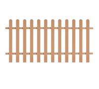WXGTBKPR Clôture à lattes WPC - Brise-vue pour jardin - 200 x 100 cm | Matériau composite robuste, résistant aux intempéries et durable, montage facile