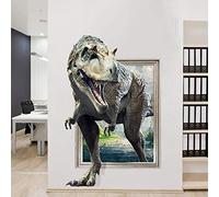 WXHFJW Stickers muraux dinosaures 3D Amovibles DIY Décor mural pour enfants garçons Taille：(50X70cm)