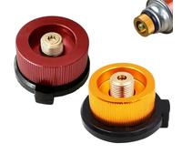Wxinsheng Adaptateur de Cartouche de Gaz,2 Pcs Adaptateur de gaz extérieur Convertisseur,Adaptateur de Bouteille de Gaz de Type Fendu,pour Camping et Pique-Nique