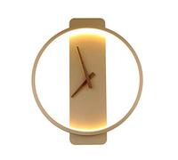 WXKAGF Applique Murale créative Moderne et Minimaliste à LED avec Horloge, décoration Artistique 22 W et 18 W pour Chambre à Coucher, Salon, café, Couloir, Salle d'étude, B