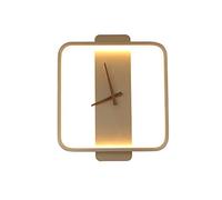 WXKAGF Applique Murale créative Moderne et Minimaliste à LED avec Horloge, décoration Artistique 22 W et 18 W pour Chambre à Coucher, Salon, café, Couloir, Salle d'étude, B