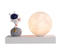 WXKAGF Applique Murale LED 7 W pour Chambre d'enfant, Lampe de Lune 3D, Lampe de Lecture Murale, 3 températures de Couleur, Ampoule G9, Lampe Murale pour Chambre d'enfant, garçon, Fille, avec