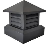 WXPGFEQ Outil pour Chapeau de cheminée, Chapeau de cheminée de Toit de Villa en Alliage d'aluminium, Conduit de Ventilation carré, persienne Anti-Pluie et Coupe-Vent (Taille : 40 cm/15,7 x