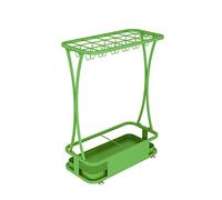 WXPGFEQ Porte-parapluies, Support à parapluies, Porte-parapluies d'hôtel Grande capacité en Fer forgé, démontable et Facile à Installer, Support de Rangement pour parapluies Vert, 21 Trous