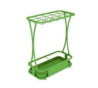 WXPGFEQ Porte-parapluies, Support à parapluies, Porte-parapluies d'hôtel Grande capacité en Fer forgé, démontable et Facile à Installer, Support de Rangement pour parapluies Vert, 21 Trous