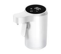 Wxqbjtam Aérateur de Vin Électrique Distributeur Automatique Pompe à Boisson Décanteur avec Tube Flexible et Recharge Usb Adapté à La Maison Cuisine Salon Bure, Blanc