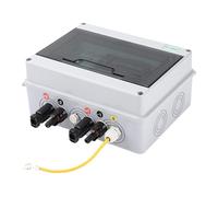 Wxqbjtam Boîtier Combiné Photovoltaïque avec 1 Entrée et 1 Sortie, Résistant à La Chaleur, 500 V, Fusible/disjoncteur/parafoudre pour Le Génie Mécanique et