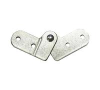 Wxqbjtam Charnière Pliante En Fer pour Porte de Table Ou D'armoire, Support de Meuble, Installation Simple, Forme Compacte, Idéale pour Les Réparations à D, Gauche