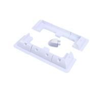 Wxqbjtam Kit de Supports de Montage pour s Support d'angle Facile à Installer pour Toits D'abris de Camping, Blanc