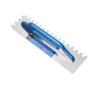 Wxqbjtam Truelle Crantée En Acier Inoxydable, Spatule Crantée, Truelle à Main avec Manche Ergonomique, Spécialement Conçue pour Les Travaux de Rénovation et Le, 12mm