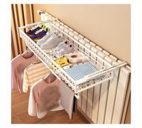 WXQTM Étagères pour Radiateur, Étagère pour Produits Toilette Séchoir À Linge pour Radiateur sans Perçage pour Le Salon La Chambre Et La Salle Bains (15.7in/40cm)