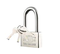 WXYZ Cadenas clé Padlock À Clé À Serrure Longue, Largeur du Corps De Verrouillage 30mm40mm50mmm2mm, 4 Touches, Utilisée for La Clôture Garage Verrouillage De Vélo (Size : 60mm)