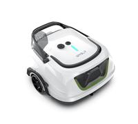 WYBOT A1/OS2010 Robot Piscine sans Fil pour Piscines Hors-Sol, Aspirateur Automatique, Robot Piscine 120 Min Autonomie, Double Filtration, LED, Charge 2.5h, 4 Modes,Vert Blanc Laiteux