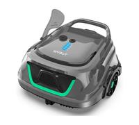 WYBOT A1/OS2010 Robot Piscine sans Fil pour Piscines Hors-Sol, Aspirateur Automatique, Robot Piscine 120 Min Autonomie, Double Filtration, LED, Charge 2.5h, 4 Modes,Vert Sauge