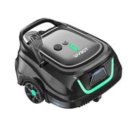 WYBOT A1 Robot Piscine sans Fil pour Hors-Sol, Vert Noir | Aspirateur Auto, Autonomie 120 min, Double Filtration, LED, Charge 2,5h, 4 Modes, Efficace