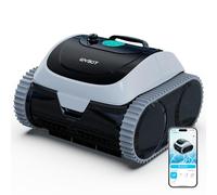 WYBOT C1-P Robot Piscine sans Fil - Aspirateur 4-en-1 (Robot Piscine Hors Sol & enterrée) : Robot Piscine Fond et parois, Aspiration renforcée, 5 Modes, Navigation+APP, Jusqu’à 155m² - VertNuitGivrée