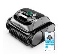 WYBOT C1 Power Robot aspirateur de Piscine sans Fil pour piscines creusées, Nettoyeur de Piscine Hors Sol 4 en 1, Nettoyage des Murs et des Lignes d'eau jusqu'à 1 618 m², Navigation Intelligente de