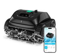 WYBOT C1 Robot Piscine Fond et Parois 150 Min Aspirateur Piscine avec Planification Intelligente des itinéraires, Nettoyage entièrement Automatique du Sol, 150m² Nettoyage Rapide(Vert Noir)