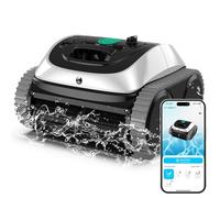 WYBOT C1 Robot Piscine Fond et Parois 150 Min Aspirateur Piscine avec Planification Intelligente des itinéraires, Nettoyage entièrement Automatique du Sol, 150m² Nettoyage Rapide(Vert blanc)