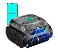 WYBOT C2 Vision Robot Piscine avec caméra AI et Batterie de 190min, 210m² | Aspirateur Piscine sans Fil, Double Filtre, 8 Modes, Nettoyage Fond/Parois/Ligne d'Eau,(2026Upgrade)VertOmbreLune