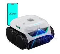 WYBOT C2 Vision Robot Piscine avec caméra AI et Batterie de 190min, 210m² | Aspirateur Piscine sans Fil, Double Filtre, 8 Modes, Nettoyage Fond/Parois/Ligne d'Eau,(2026Upgrade)VertPlumeGivre