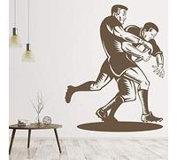 WYFCL Rugby Sports Stickers Muraux Salon Vinyle Stickers Muraux Chambre Décoration Accessoires 57X72 Cm