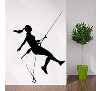 WYFCL Sticker Mural PVC Amovible Sticker Mural Escalade Escalade Sport Décoration De La Maison 57X23Cm
