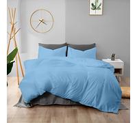 WYFKYMXX Housse de Couette imperméable Doux et Confortable Protège Couette imperméable hypoallergénique étanche Waterproof Duvet Protector (Bleu Ciel, 260 x 240 cm)