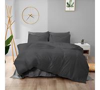 WYFKYMXX Housse de Couette imperméable Doux et Confortable Protège Couette imperméable hypoallergénique étanche Waterproof Duvet Protector (Gris Foncé,260 x 240 cm)