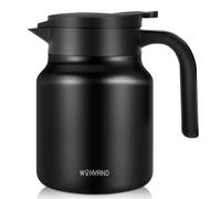 WYHVAND Carafe isotherme 1 L en acier inoxydable 304, noire