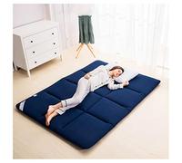 WYJHNL Matelas Tatami épais et Doux étudiant Pliant Matelas Coton Entier de Remplissage Futon Matelas pour Matelas de Sol Invité, Tapis de Sol Maison, Matelas de Lit, Matelas,Bleu,140x190cm
