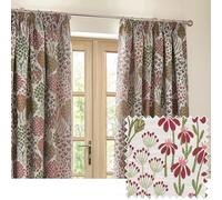Wylder Nature Ophelia Rideaux plissés Jacquard Motif Floral
