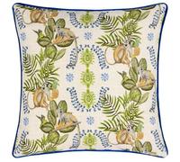 Wylder Tropics Valera Lagos Housse de Coussin passepoilée Motif Singe Tropical