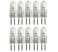 WYLIELAMSH 10 Pièces G5.3 24 V 20 W 35 W 50 W 75 W 100 W Capsule Ampoules Claires Lampe Halogène Blanc Chaud,24V-75W