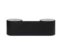 WYLNEP Bordure de papier peint Noir mat Décoration murale amovible Frise Murale Autocollant en PVC Plinthe Autocollant imperméable 20cm X 500cm
