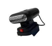 Wynrzyj Chauffage de véhicule alimenté par batterie, dégivrage efficace, compact, portable, pour pare-brise avec double port USB, fonctions de refroidissement et de chauffage