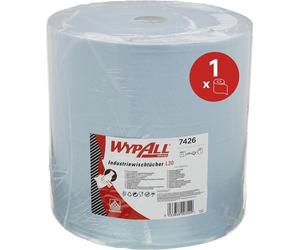 Wypall® 7426 Rouleau d'essuyage L30, rouleau jumbo, extra large - 3 plis, bleu, 670 chiffons