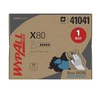Wypall 8373 X80 Chiffons 1 Boîte Brag de 160 Chiffons 1 Épaisseur Bleu