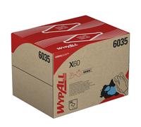 Wypall Chiffons d'essuyage blancs pliés en quatre, simple épaisseur 317 x 420 mm - 6035 - Paquet de 200