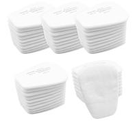 WYYFXY® Lot de 50 filtres pour masque respiratoire 5N11 CN Filtre en coton Filtre anti-poussière 3M Filtre 6000 6200 6800 7502 pour peinture et poussières fines