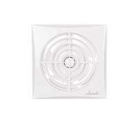 WZ100H Extracteur d’air très silencieux et puissant, basse consommation pour salle de bains avec capteur d’humidité et minuteur à roulement à billes - 100 mm
