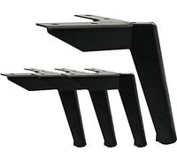 WZCMLJ RUIHUA 4 Packs Pieds de Meuble, Pieds de Table en Métal, 15cm Noir Pieds de Meubles, pour Table TV, Pied de Table Basse, Armoire, Canapé lit et Autres.