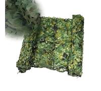 WZDXFNLD Filet de Camouflage renforce Voile d'ombrage Vert, Resistant l'eau, Interieur/Exterieur, Treillis de Camouflage Protection Solaire pour la Decoration Paysage Camping en Plein air(5m x 7m)