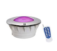 WZYJLyds Lampe de Piscine À LED, Éclairage sous-Marin Enfoncé Par56, Surface en Acier Inoxydable 12V Étanche IP68 pour Piscine Hors Sol Et Enterrée