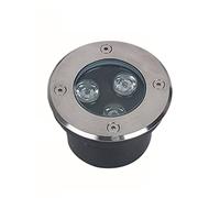 WZYJLyds LED Ultra-Mince Spot pour Terrasse 3W Spot LED Exterieur Encastrable IP67 étanche Diamètre d'installation 95mm(Yellow Light,85-265V)