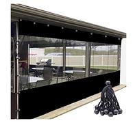 WZYJLyds Rideaux Imperméables Transparents pour L'extérieur, Couverture de Panneau Latéral de Pergola avec des Oeillets, pour Patio, Jardin, Cellier Rideau